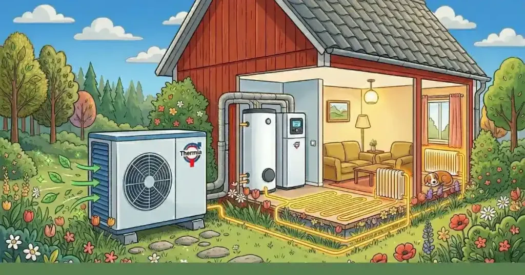 luft vatten varmepump arvika