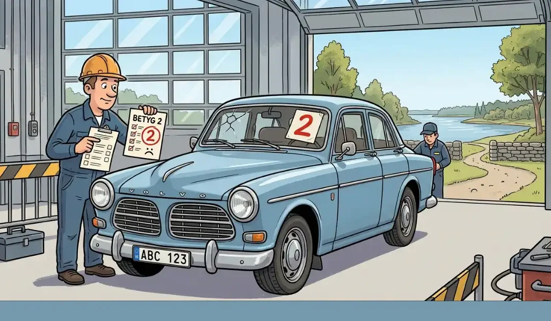 Vad innebär en 2:a på besiktningen?